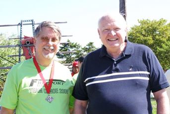 Don Perkins and Mayor Glacken